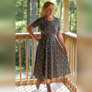 XXS Cotton Chicken Print Nursing Dress